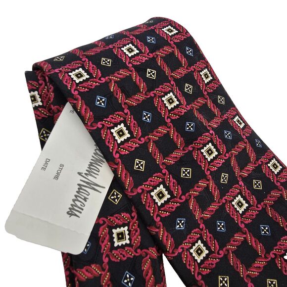 Brioni Necktie Mens Silk Geometric Pattern Tie Made In Italy Neiman Marcus New - Picture 16 of 16
